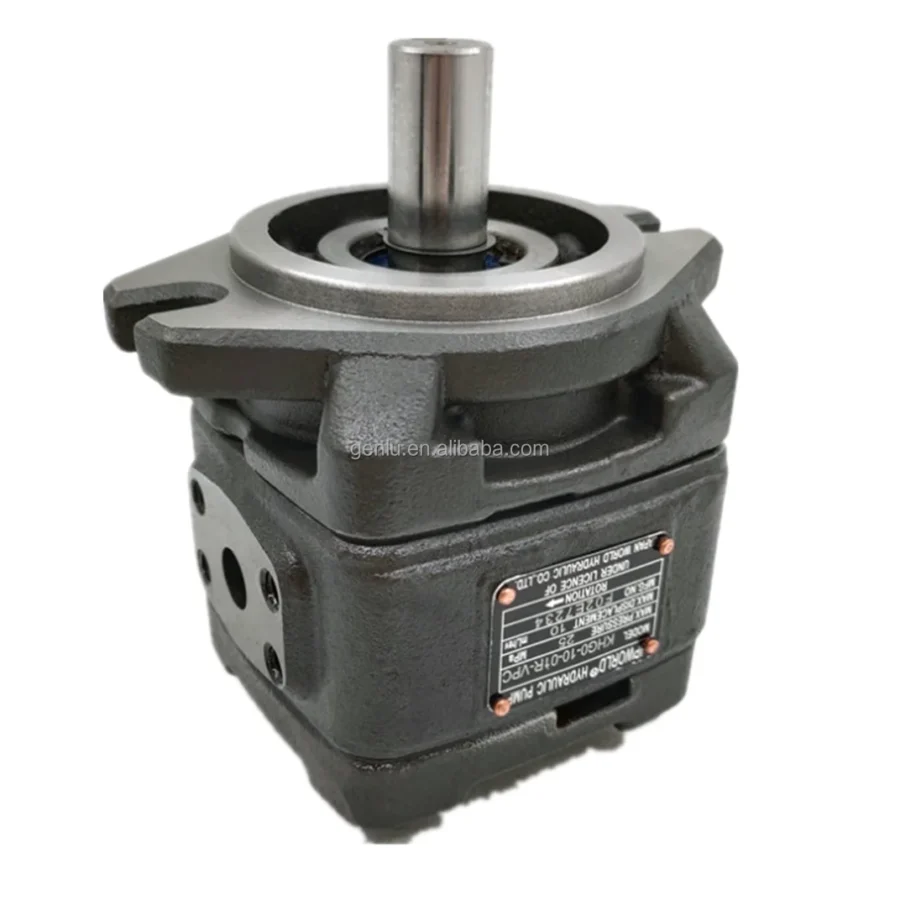 HG0-8-01R-VPC HG2-125-01R-VPC-F 31.5Mpa 80CC 100CC 125CC 160CC Hydraulic Internal Gear Pump HG HG0 HG1 HG2