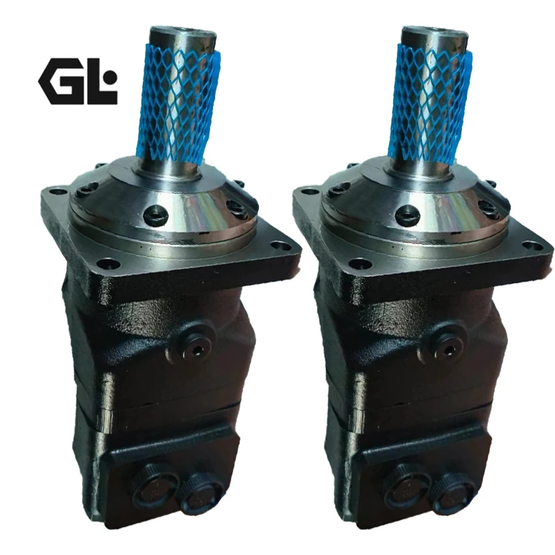 Omt Bmt Bm5 Bm6 Square Flange Hydraulic Orbital Motor Low Speed Omt 315 400Cc 500